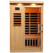 Canadian Spa Company Tremblant 2 person infrared sauna, front view