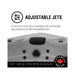 Canadian Spa Company Niagara hot tub with LED lighting