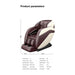 Sasaki 8 Series Royal 10R Hand massage chair in black, angled view