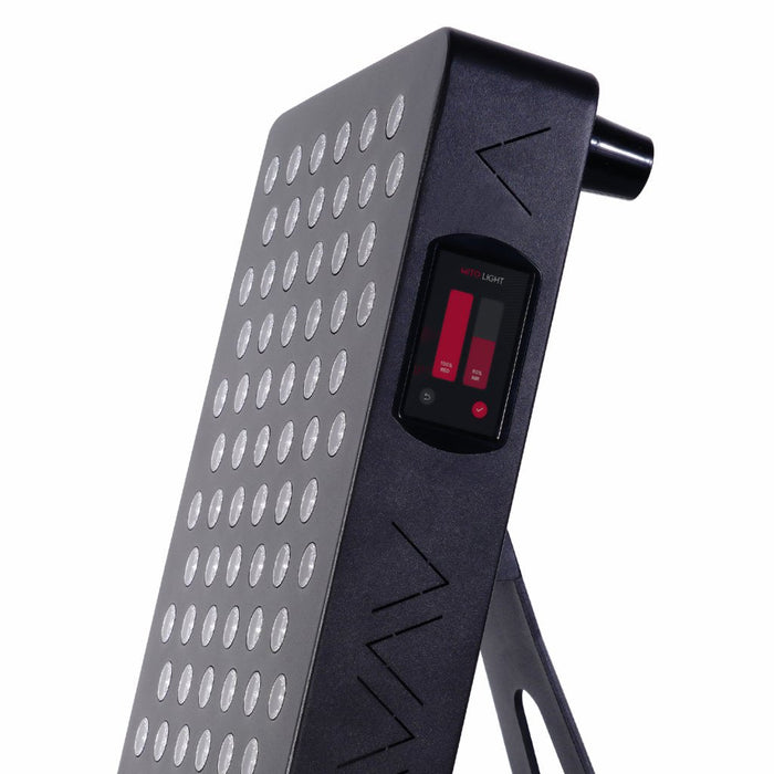 Mito Light Starter 4.0 red light therapy panel, side angle view