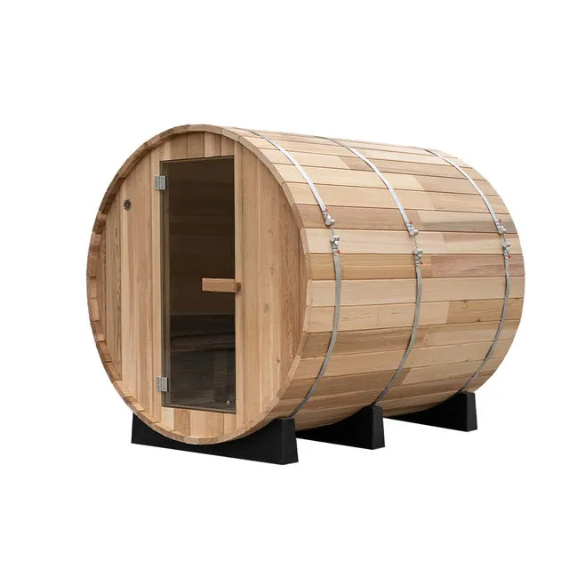 Fonteyn Panorama barrel sauna accessories, bucket and spoon