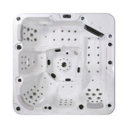 North River Spas Grand River 5 person hot tub with 100 jets, front view