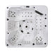 North River Spas Grand River 5 person hot tub with 100 jets, front view