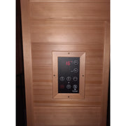 Fonteyn Bella 3 person infrared sauna, angled view