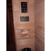 Fonteyn Bella 3 person infrared sauna interior detail