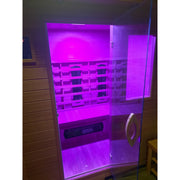Fonteyn Bella 3 person infrared sauna, close-up view