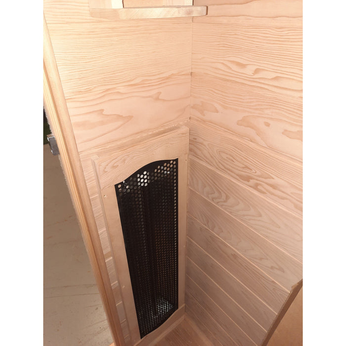 Fonteyn Bella 1 person infrared sauna digital control panel
