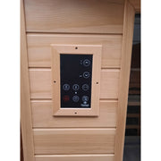 Fonteyn Bella 2 person infrared sauna, exterior wood finish