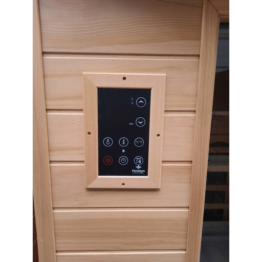 Fonteyn Bella 2 person infrared sauna, exterior wood finish