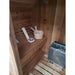 Fonteyn Rustic 4ft barrel sauna, exterior cedar wood finish