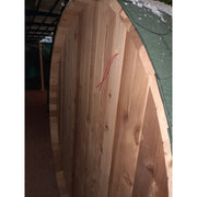Fonteyn Rustic 8ft barrel sauna, interior detail