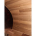 Fonteyn Panorama 2400 barrel sauna, interior detail