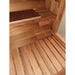 Fonteyn Panorama 1800 barrel sauna, rear view