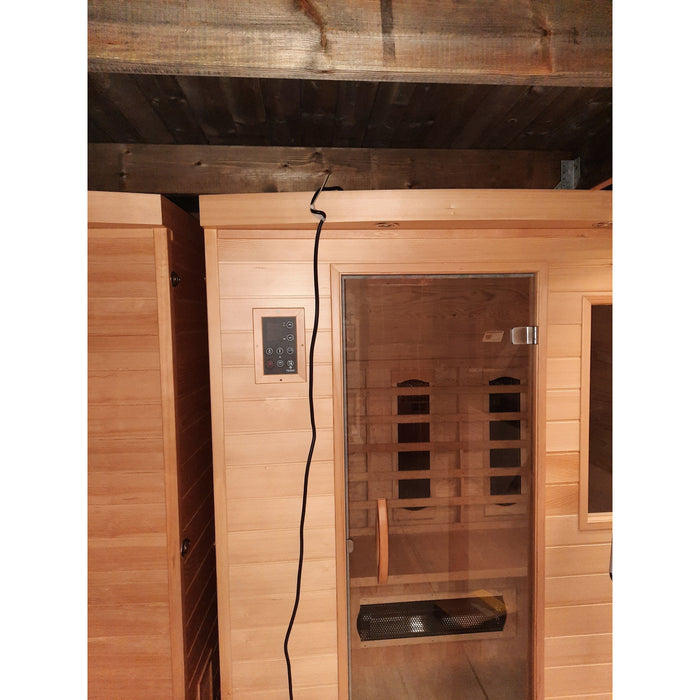 Fonteyn Bella 3 person infrared sauna, additional detail