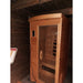 Fonteyn Bella 1 person infrared sauna, close-up detail
