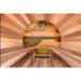 Fonteyn Panorama barrel sauna, garden setting