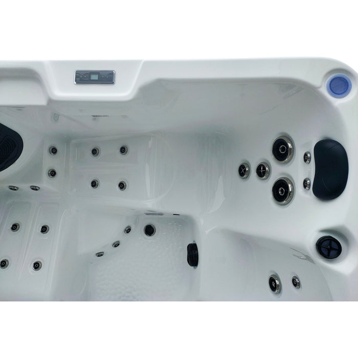 Trident Lite V2 hot tub, detail view