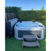 RotoSpa DuraSpa S380 Ultra hot tub in a customer's garden