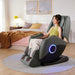 VComfort Kalkoona Max SL 3D Shiatsu massage chair in black, front view