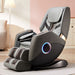 VComfort Kalkoona Max SL 3D Shiatsu massage chair in black, angled view