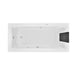 Artize quadro oxypool white bathtub