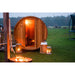 Fonteyn Rustic barrel sauna, garden setting