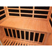 Canadian Spa Company Tremblant infrared sauna interior bench seating