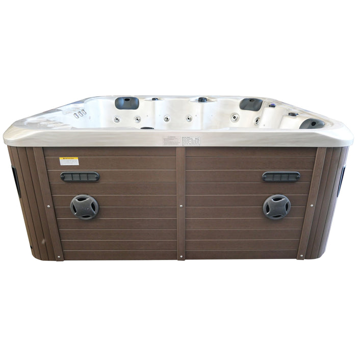 Jaquar Breva hot tub with underwater LED lighting