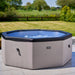 Wave Como 6 Person hot tub in pebble white, without cover