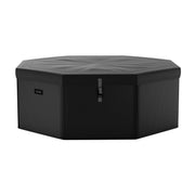 Wave Como 6 Person hot tub in charcoal black, with cover