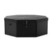 Wave Como 6 Person hot tub in charcoal black, with cover