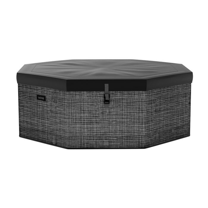 Wave Como 6 Person hot tub in flint grey, with cover