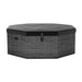 Wave Como 6 Person hot tub in flint grey, with cover