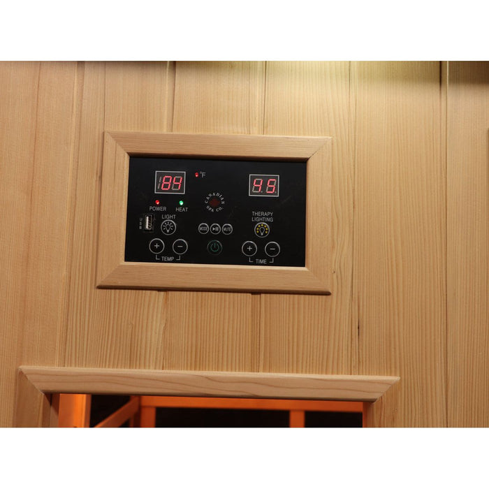 Canadian Spa Company Tremblant infrared sauna digital controller