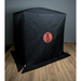 Prasanna full spectrum infrared sauna pod, front view