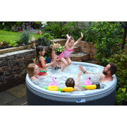 RotoSpa Orbis Round hot tub installed outdoors
