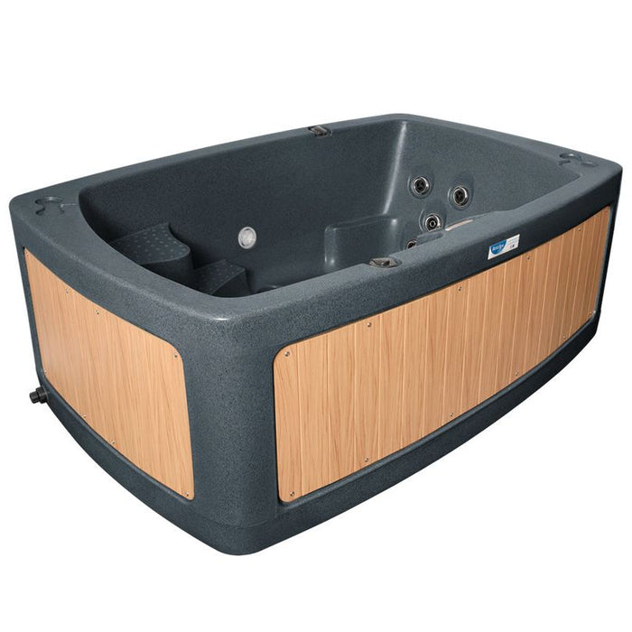 RotoSpa DuoSpa S240 2 person hot tub in dark grey finish