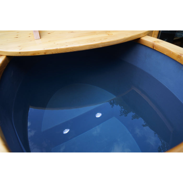 Emperor Timber Ice Bath Oval Shape With Cooler