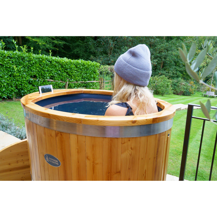 Emperor Timber Ice Bath Oval Shape With Cooler