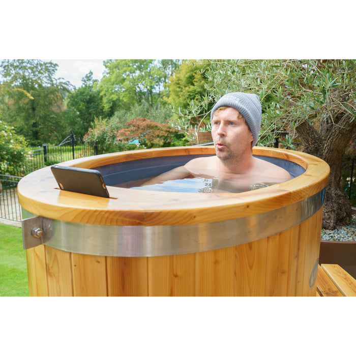 Emperor Timber Ice Bath Oval Shape With Cooler