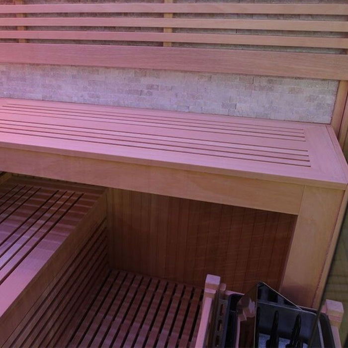 Fonteyn Marriott 220 sauna, exterior installed view