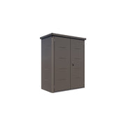 Telluria Giarmadio tall garden storage cabinet in anthracite, 193cm high with double doors closed