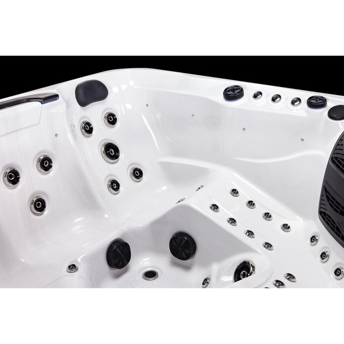 Rhodes hot tub Captain's chair with neck and shoulder jets