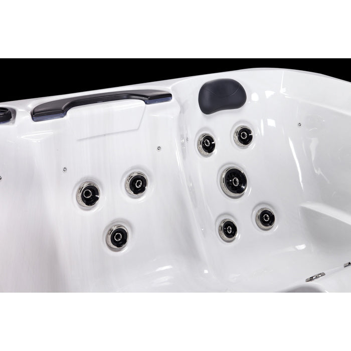 Rhodes hot tub loungers detail