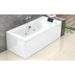 Jaquar 170 water system whirlpool bathtub in white