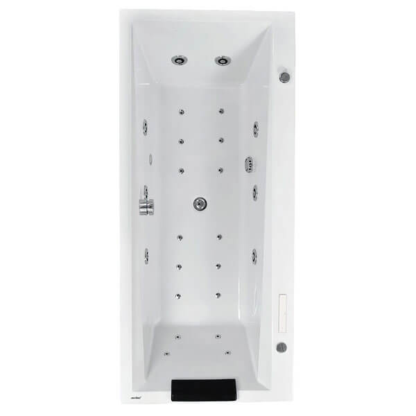 Jaquar kubix whirlpool and airpool bathtub