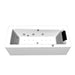 Jaquar kubix whirlpool bathtub
