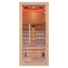 Miracle Sauna 1 person far infrared sauna, full front view