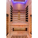 Miracle Sauna 1 person infrared sauna interior seating