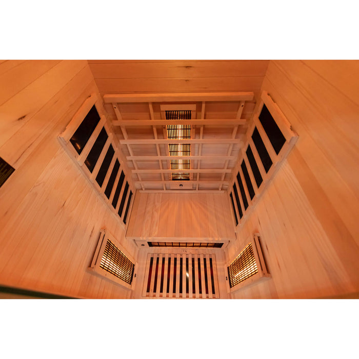 Miracle Sauna 1 person infrared sauna, top view